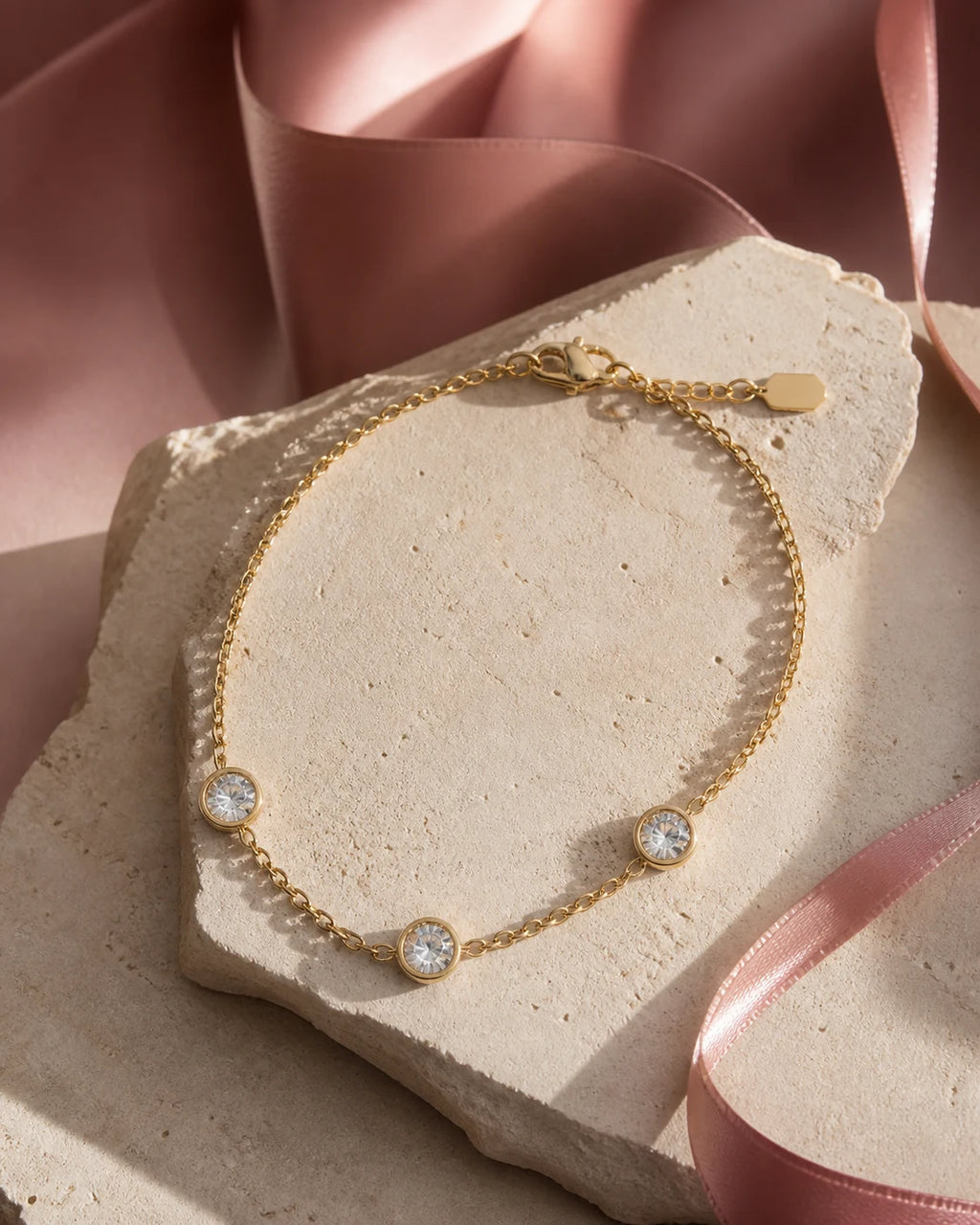 Classic Station Bracelet in an ARYAMOND editorial image