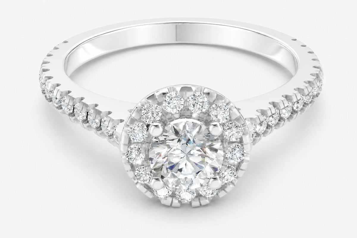 Celeste Halo Ring