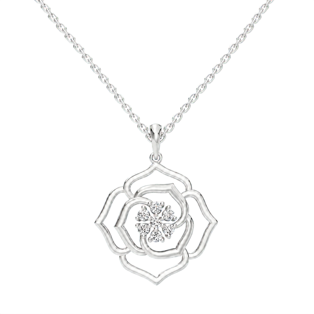 Bloom Multi Stone Pendant