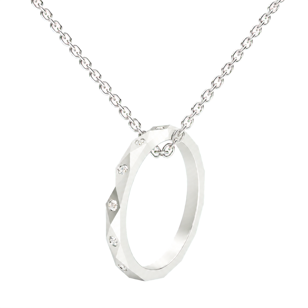 Facetta Multi Stone Pendant