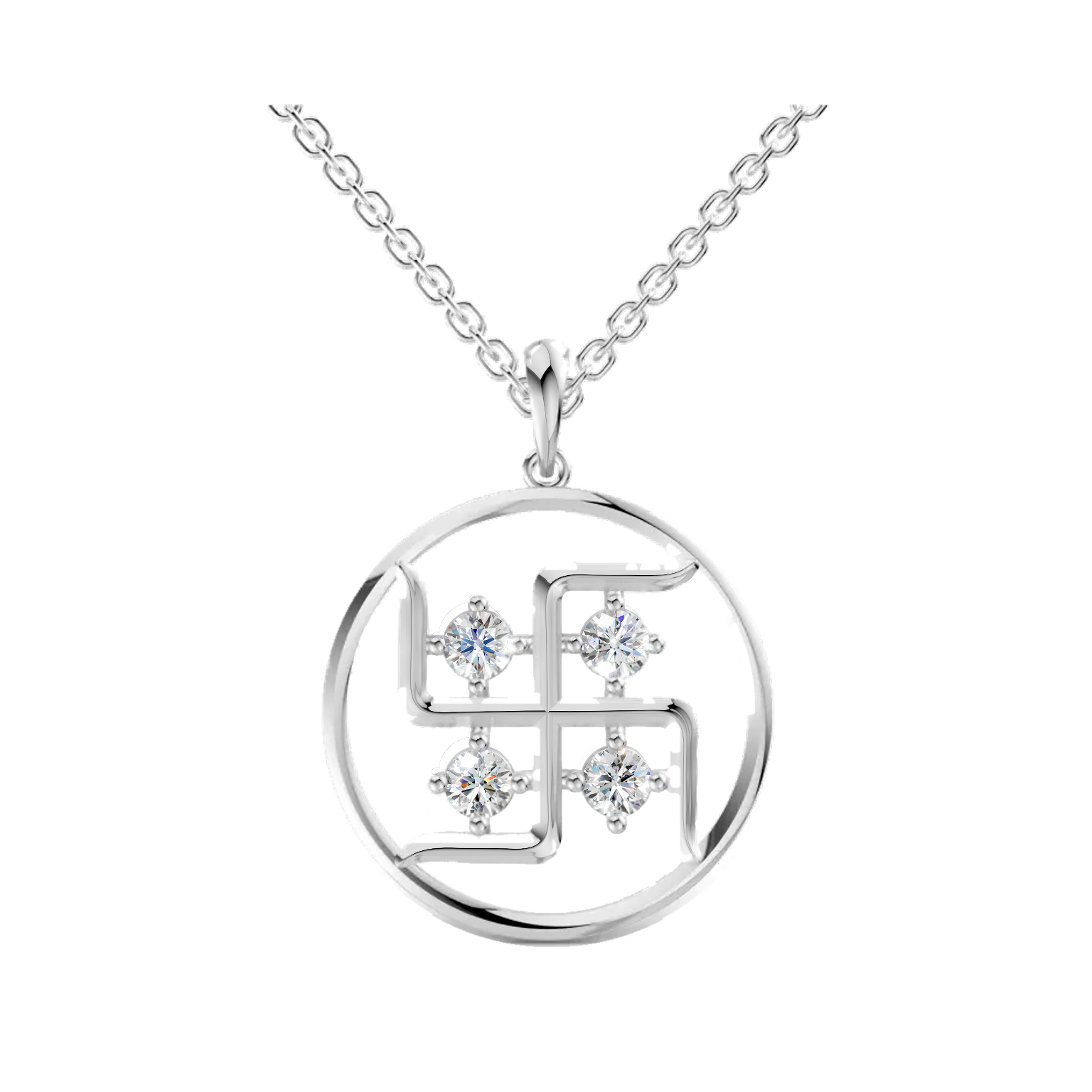 Shubh Multi Stone Pendant