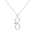 Infinity Solitaire Pendant